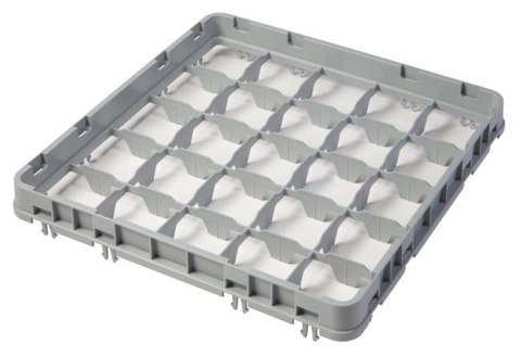 Nadstawka do koszy CAMBRO HALF DROP 500×500 mm szara, model E2 16 przegródek