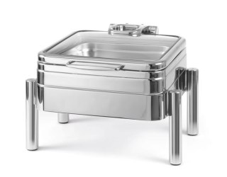 Podgrzewacz indukcyjny ze szklaną pokrywą De Luxe GN 2/3 Fine Dine