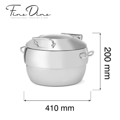 Podgrzewacz indukcyjny ze szklaną pokrywą Premium Glass GN 1/1, 590x410x(h)200mm Fine Dine