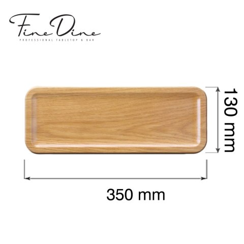 Taca serwingowa Panama White, 350x130x(h)20mm Fine Dine