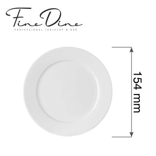Talerz płytki Pure Bianco, 150mm Fine Dine