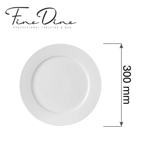 Talerz płytki Pure Bianco, 300mm Fine Dine