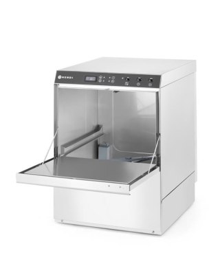 Zmywarka 50x50 Doppio, HENDI, z dozownikiem detergentu i pompą spustową, 400V/4900W