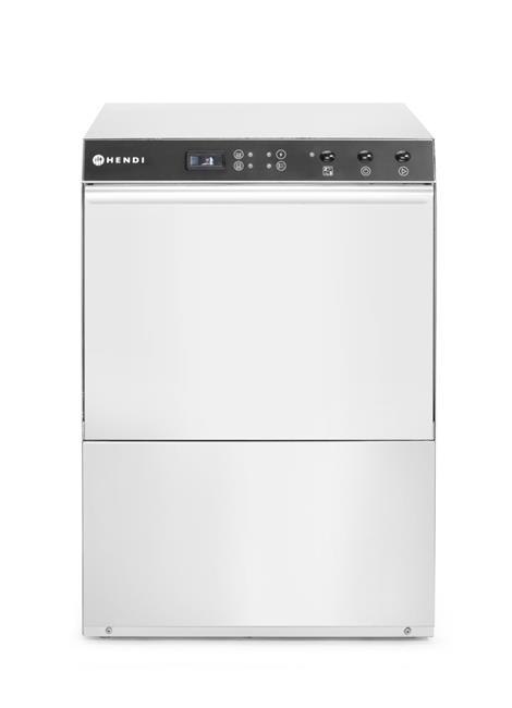 Zmywarka 50x50 Doppio, HENDI, z dozownikiem detergentu i pompą spustową, 400V/4900W