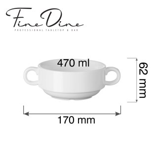 Bulionówka Pure Bianco, 470ml Fine Dine