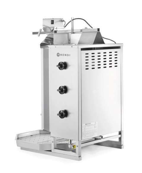 Opiekacz gazowy do kebaba, HENDI, Profi Line, 9,75kW, 470x550x(H)960mm