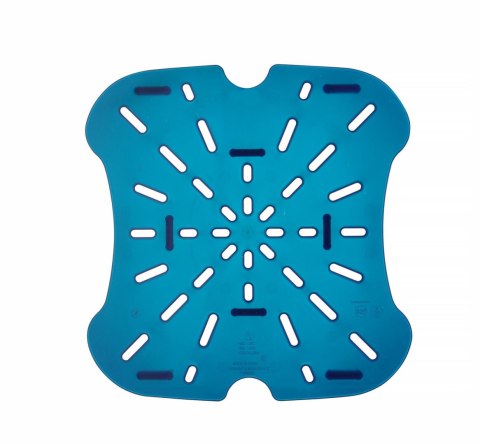 Ociekacz do pojemnika CamSquares Fresh Pro, Cambro, do pojemników 11,4l, 17,2l i 20,8l, niebieski, 232x222x(H)25mm