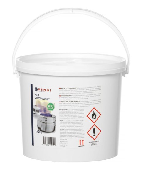 Pasta do podgrzewaczy, zestaw 2 szt., HENDI, 2x 4 kg, 2 szt