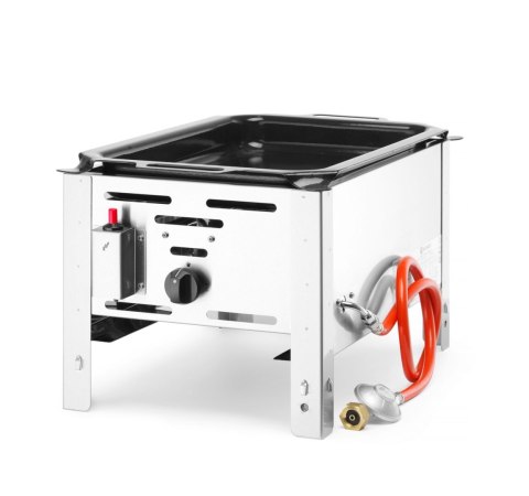 Patelnia gazowa Bake-Master Mini, HENDI, 5,8kW, 340x540x(H)300mm