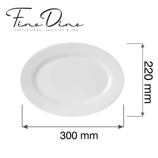 Półmisek Pure Bianco, 300x220mm Fine Dine