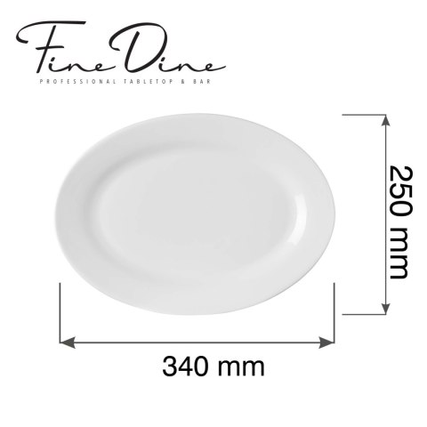 Półmisek Pure Bianco, 340x250mm Fine Dine