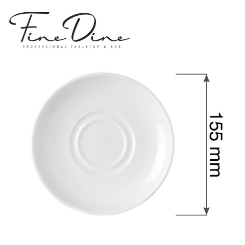 Spodek do sosjerki Pure Bianco, 160mm Fine Dine