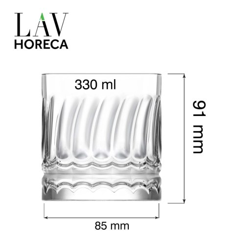 Szklanka niska Mallorca, 330ml LAV HORECA