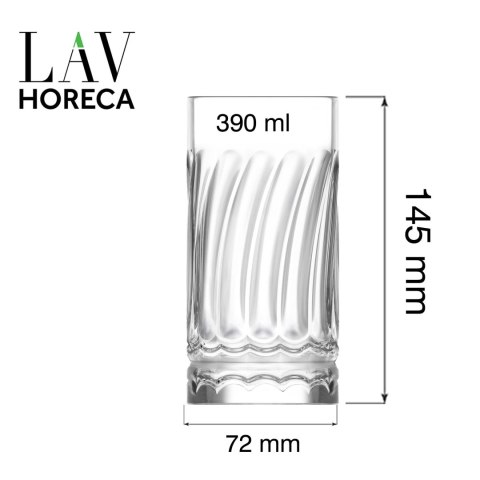 Szklanka wysoka Mallorca, 390ml LAV HORECA