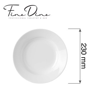 Talerz głęboki Pure Bianco 200ml, 230mm Fine Dine