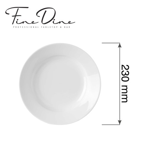 Talerz głęboki Pure Bianco 200ml, 230mm Fine Dine