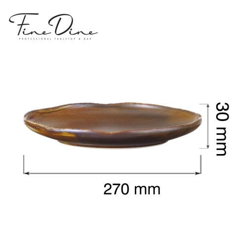 Talerz płytki bez rantu Aurum, 270mm Fine Dine