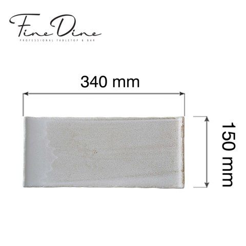 Talerz prostokątny Stark, 340x150mm Fine Dine