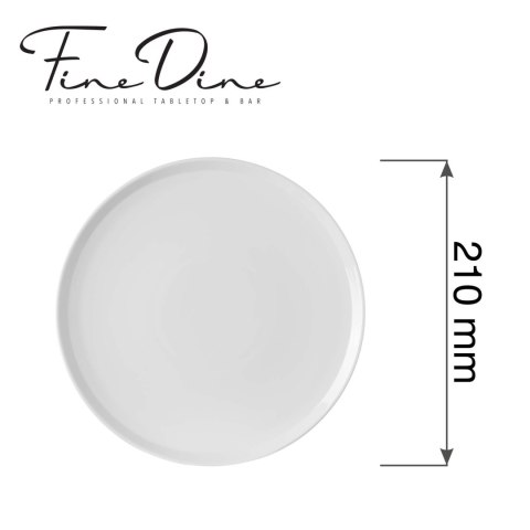 Talerz z wysokim rantem Pure Bianco, 210mm Fine Dine