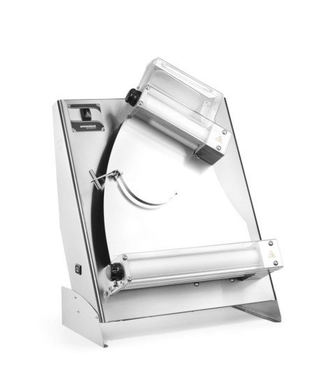 Wałkownica elektryczna do pizzy Prismafood 400 z 2 parami wałków, Prismafood, waga porcji ciasta 0,21-0,70 kg, 230V/250W, 585x43
