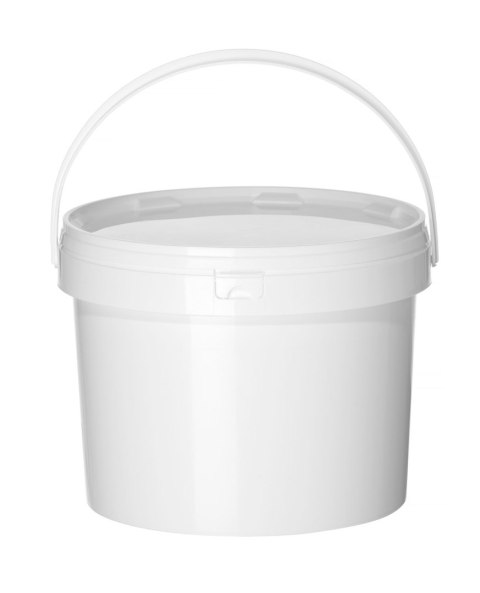 Wiadro, HENDI, Obszar do zadrukowania/etykietowania: 810x155 mm., 11,3L, biały, ⌀300x(H)230mm