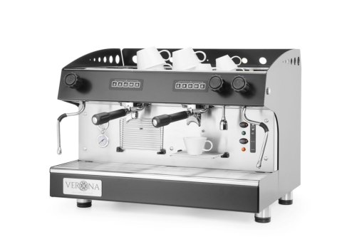 Ekspres do kawy JULIA, 2-grupowy, automatyczny, czarny