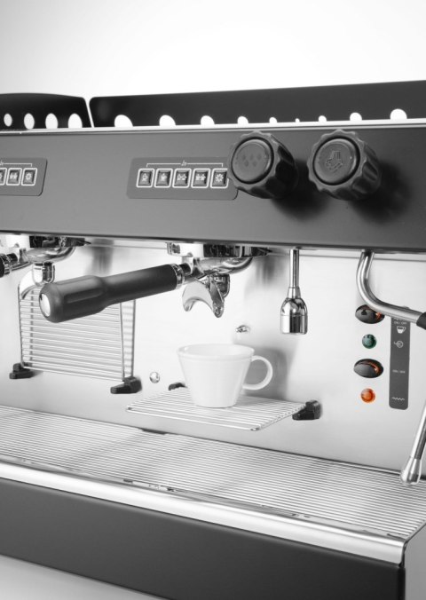 Ekspres do kawy JULIA, 2-grupowy, automatyczny, czarny