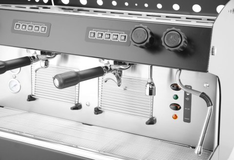 Ekspres do kawy JULIA, 2-grupowy, automatyczny, czarny