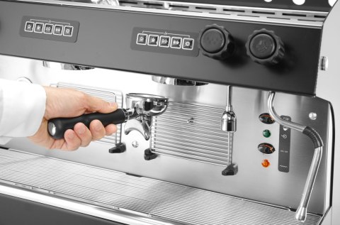 Ekspres do kawy JULIA, 2-grupowy, automatyczny, czarny