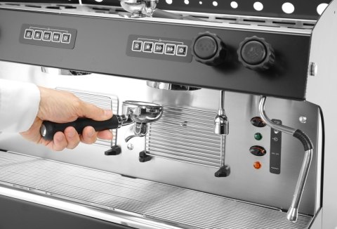 Ekspres do kawy JULIA, 2-grupowy, automatyczny, czarny