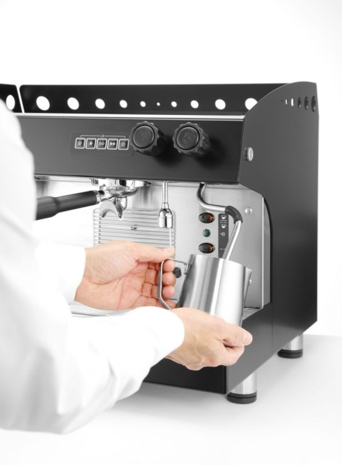 Ekspres do kawy JULIA, 2-grupowy, automatyczny, czarny
