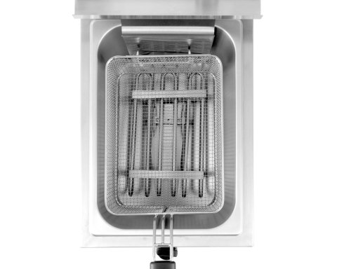 Frytownica XL z kranem spustowym, HENDI, Profi Line, 10L, 400V/6600W, 300x585x(H)377mm