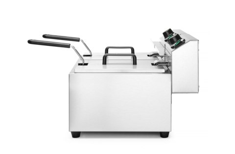 Frytownica manualna, 2 × 8 l, HENDI, Profi Line, 16L, 230V/7000W, 605x460x(H)369mm