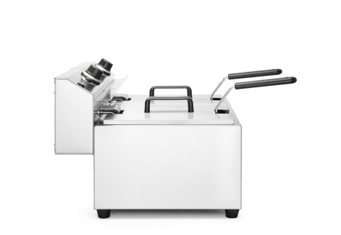 Frytownica manualna, 2 × 8 l, HENDI, Profi Line, 16L, 230V/7000W, 605x460x(H)369mm