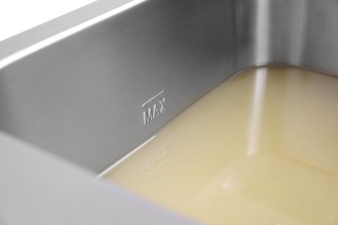 Frytownica indukcyjna z kranem spustowym, 8 l, HENDI, 8L, jasnoszary, 230V/3500W, 288x619x(H)408mm