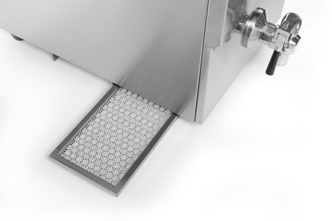 Frytownica indukcyjna z kranem spustowym, 8 l, HENDI, 8L, jasnoszary, 230V/3500W, 288x619x(H)408mm