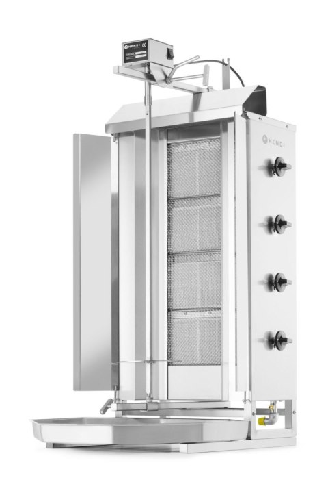 Opiekacz gazowy do kebaba, HENDI, Profi Line, 230V/16W, 13kW, 735x745x(H)1110mm