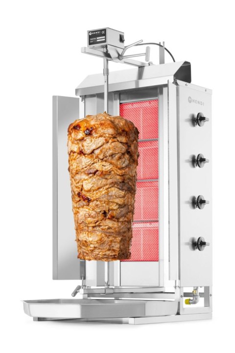 Opiekacz gazowy do kebaba, HENDI, Profi Line, 230V/16W, 13kW, 735x745x(H)1110mm