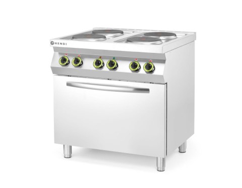 Kuchnia elektryczna - 4-płytowa Kitchen Line z konwekcyjnym piekarnikiem elektrycznym GN 1/1