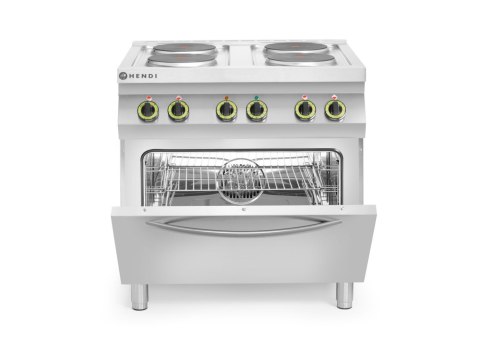 Kuchnia elektryczna - 4-płytowa Kitchen Line z konwekcyjnym piekarnikiem elektrycznym GN 1/1