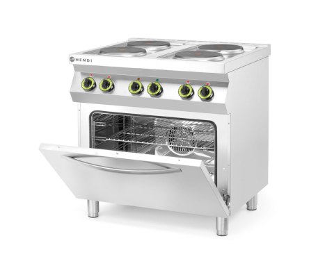 Kuchnia elektryczna - 4-płytowa Kitchen Line z konwekcyjnym piekarnikiem elektrycznym GN 1/1