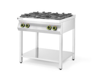 Kuchnia gazowa 4-palnikowa na podstawie otwartej, HENDI, Kitchen Line, 19kW, 800x700x(H)900mm
