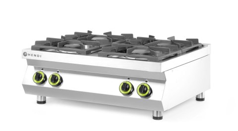 Kuchenka gazowa 4-palnikowa Kitchen Line - blat, HENDI, Kitchen Line, 19kW, 800x700x(H)310mm