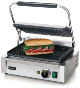 Grill kontaktowy PANINI - ryflowany