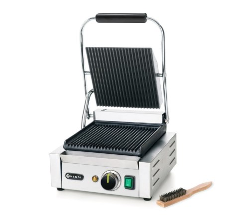 Grill kontaktowy pojedyńczy góra i dół ryflowane