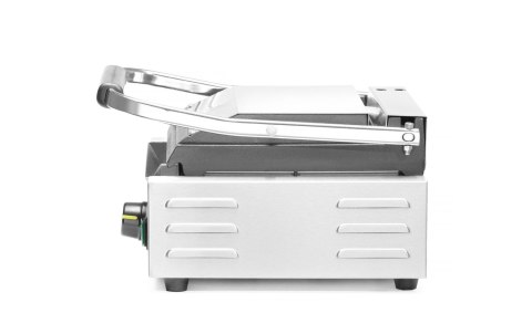 Grill kontaktowy pojedyńczy góra ryflowana, dół gładki