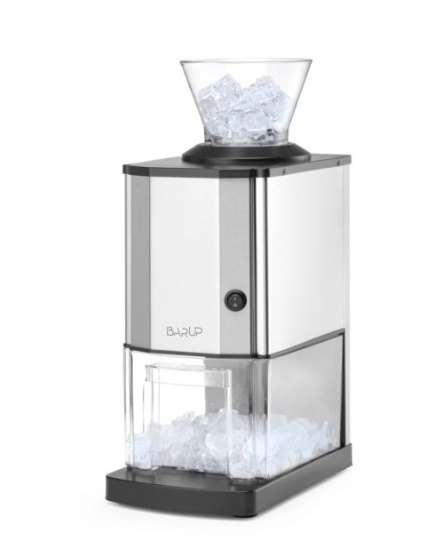 Kruszarka do lodu, BarUp, srebrny, 230V/70W, 170x290x(H)462mm