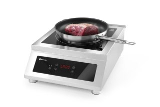 Kuchenka indukcyjna 5000 D, HENDI, Profi Line, 400V/5000W, 398x525x(H)175mm