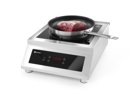 Kuchenka indukcyjna 5000 D, HENDI, Profi Line, 400V/5000W, 398x525x(H)175mm