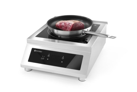 Kuchenka indukcyjna 5000 D, HENDI, Profi Line, 400V/5000W, 398x525x(H)175mm